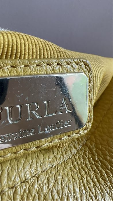 Furla чанта естествена кожа