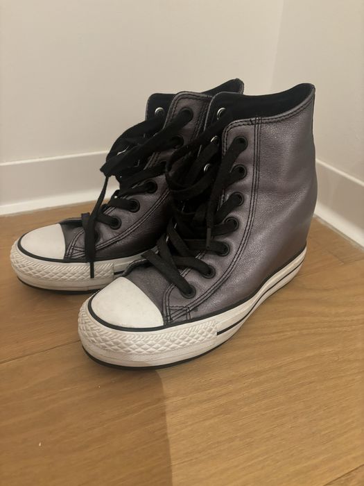 Adidasi Converse, nr 36, gri inchis