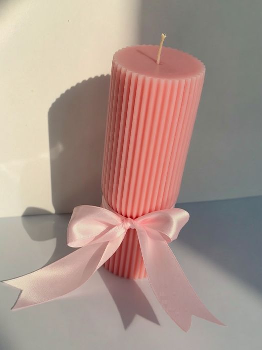 Lumanare de botez parfumata HAND MADE - 17*5,5 cm ,340g