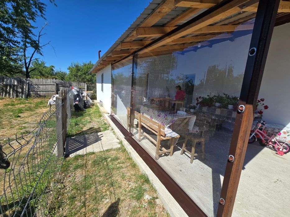 Folie terase balcoane terasa transparenta Cristal