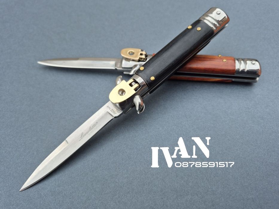 Италиански автоматичен ножStiletto-"leverletto by Bill Deshivs