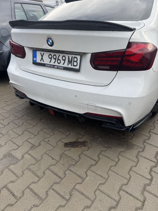 BMW F30 F31 M-Tech Дифузьор с трети стоп + добавки задна броня