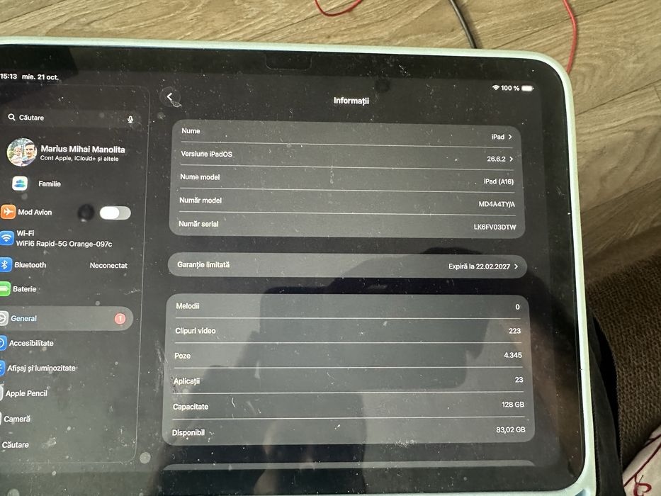 Vand apple 11 de 128 de gb