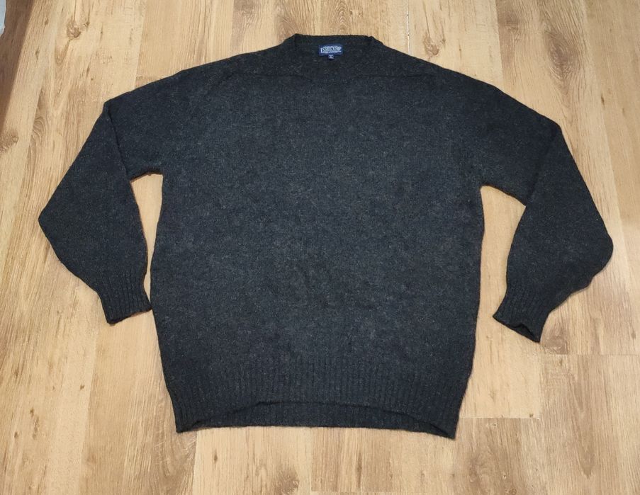 Pulover din lână Shetland made in Scotland mărimea XL