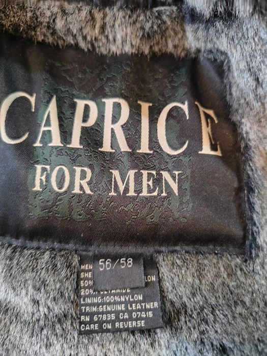 Cojoc pentru bărbați Caprice ,negru, piele naturala 56/58