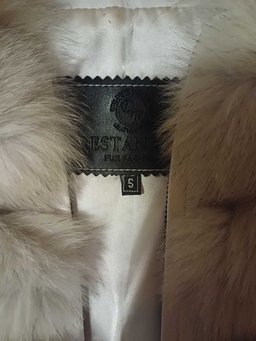 Палто от естествена кожа -лисица