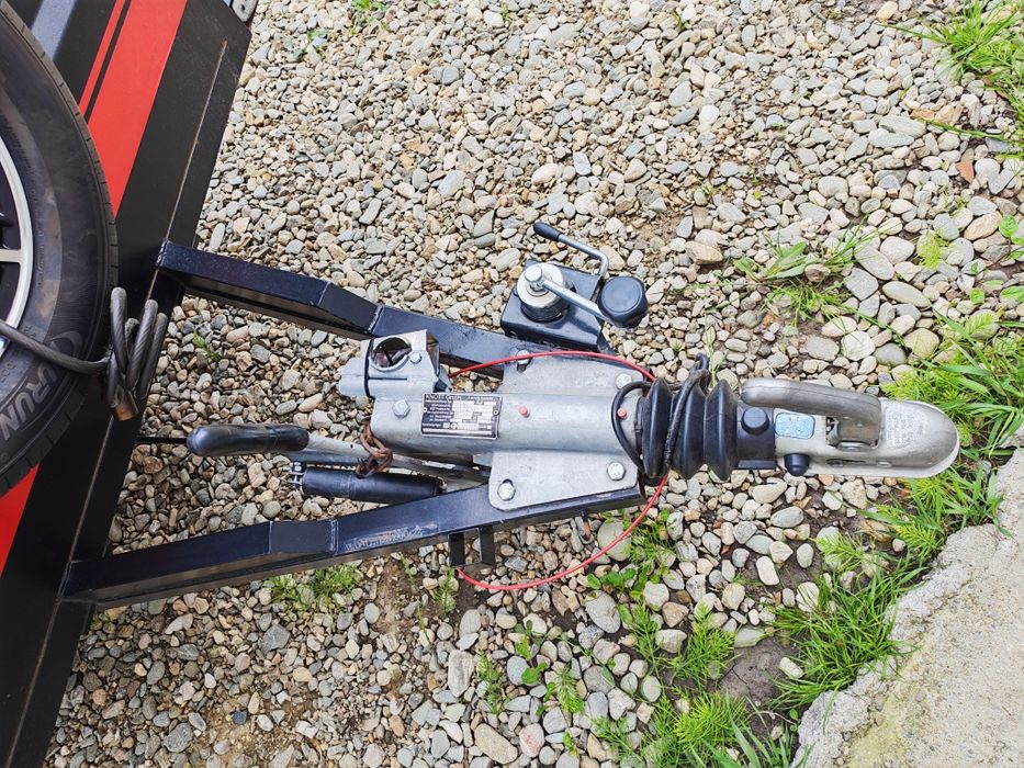 REMORCA carosata 750kg / 2 axe / frana de inertie  - UNICATA