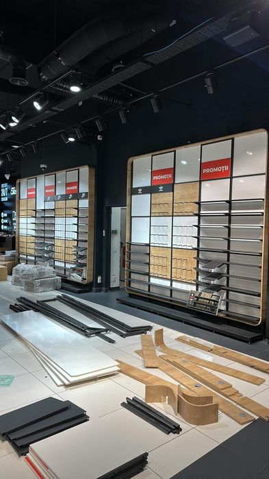 Rafturi etajere magazin dressing depozitare