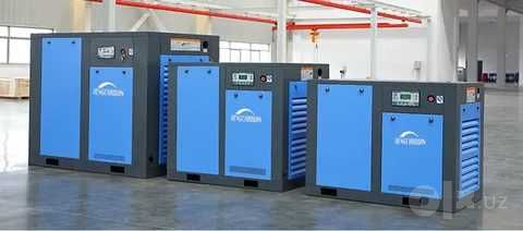 Kampressor Vintovoy 3kw dan 75kw gacha bor Invertor bez invertor