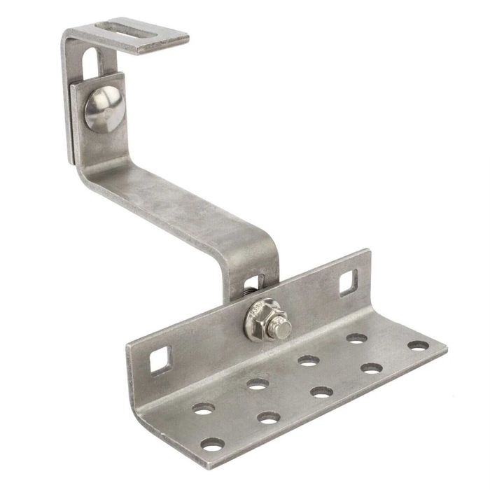 Cârlig Fixare Reglabil Inox  L=140mm Pentru Sisteme Fotovoltaice