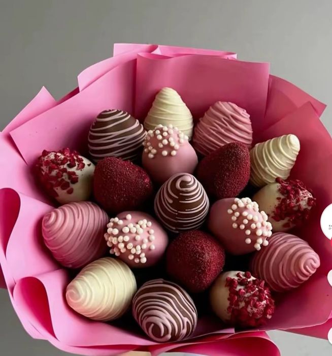 Тюльпаны из шоколада