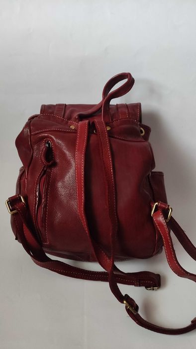 Раница от естествена кожа