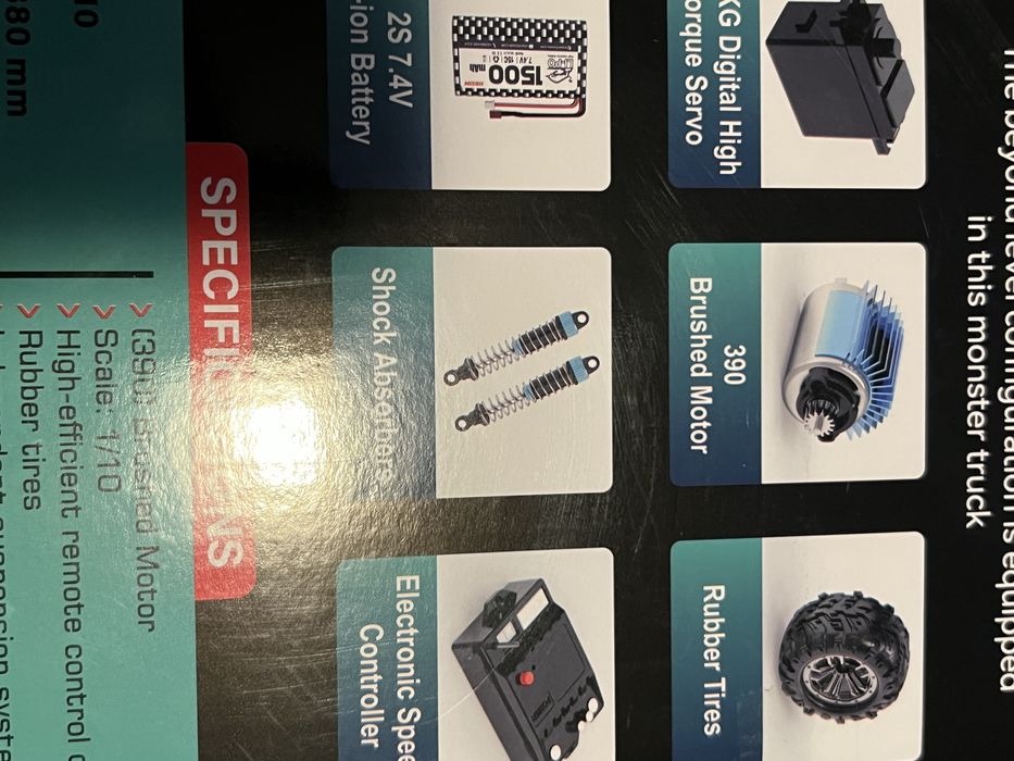 RC  1:10 Hosim RC Monster Truck 48+ KMH 4X4 Off-Road RC