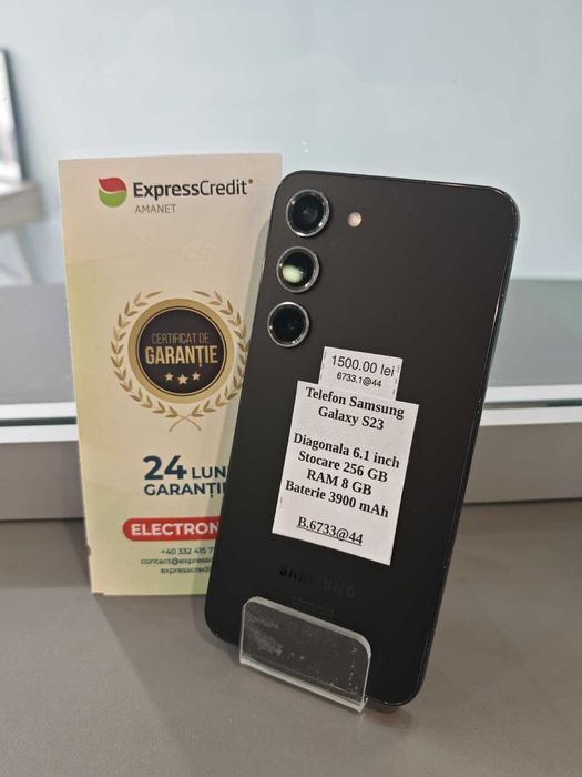 (Ag44 B6733) Samsung Galaxy S23 5G 8/256Gb - Garantie 2 ani!