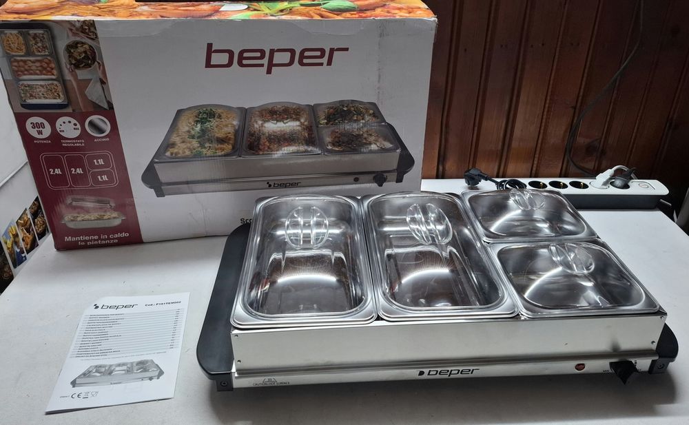 Beper  поддържане на храната топла,300W, 4 подвижни отделения
