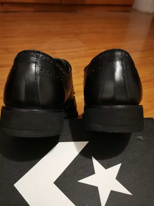 Pantofi model brogue MASSIMO DUTTI ,impecabili mar.42 culoare neagra