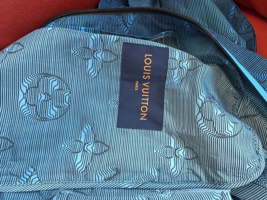 Louis Vuitton 2054 Printed Windbreaker Hoodie Jacket