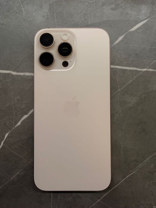 •	iPhone 16 Pro Max Desert Titanium