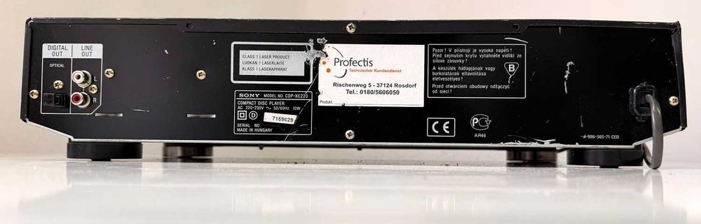 Sony CDP-XE220 cd pt amplificator stereo sunet bun