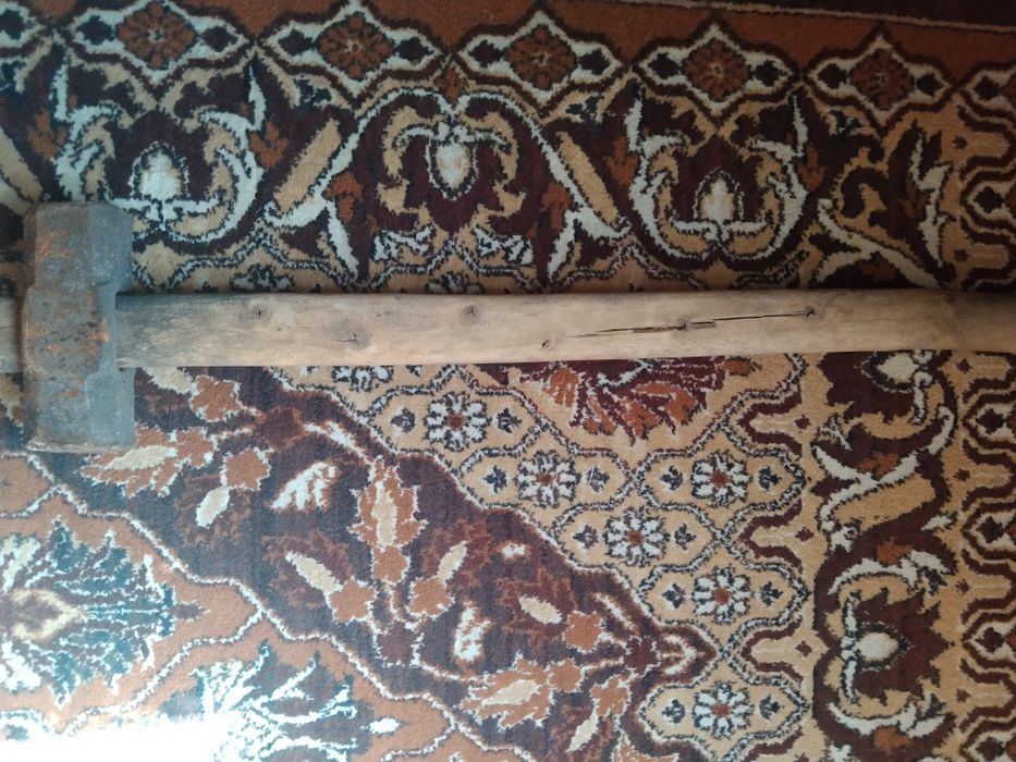 Кувалда, 5000 г, кованая головка, деревянная рукоятка