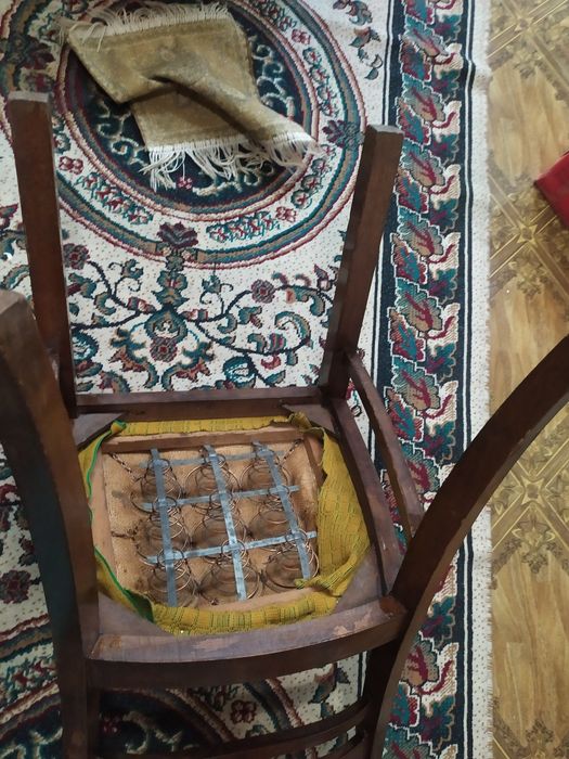 Стулья деревянные. 1940-годов. В количестве 3-х стульев.