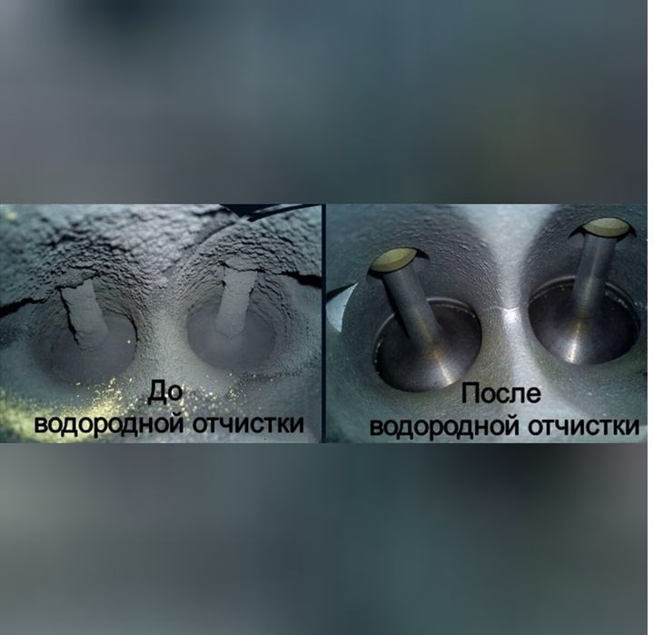 Водородная очистка двигателя!