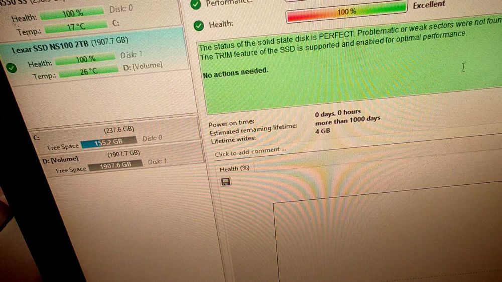 Ново ! Lexar NS100 2.5” SATA III 6Gb/s Internal 2TB SSD