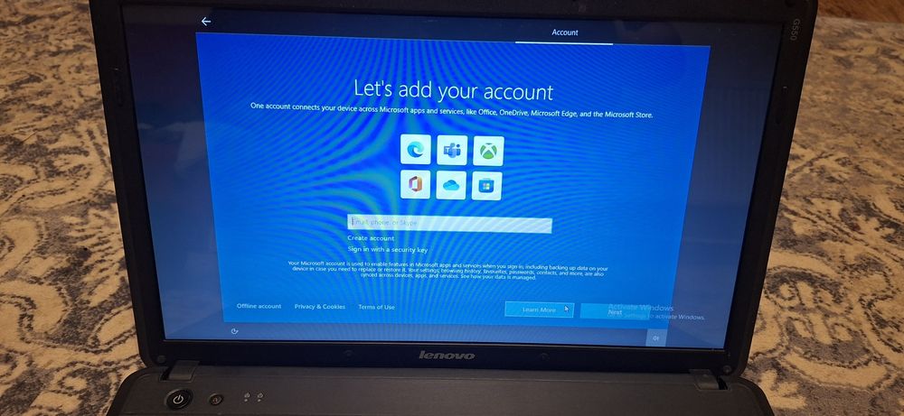 Laptop lenovo g550 20023