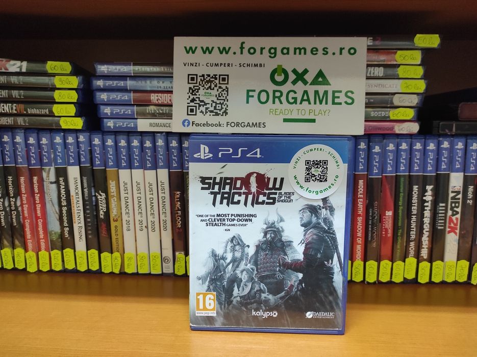 Vindem joc  PS4 Shadow Tactics PS4 Forgames.ro