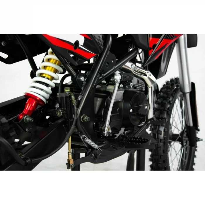 Motocicleta Cross/Enduro copii 4T XTR 616, 125cc, roti 17/14, pornire electric + pedala, culoare verde; rosu; albastru