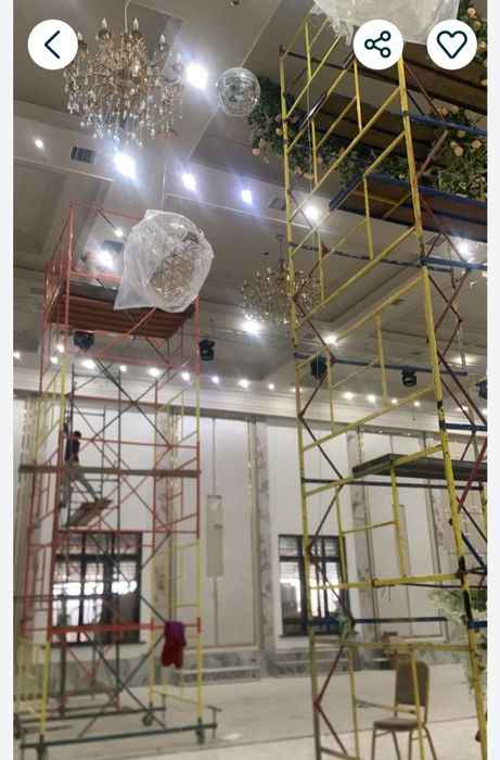 Аренда вышка-тура на колесах леса на колесах прокат