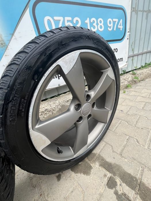 Vând jante originale Germania A3 R18 împreună cu anvelope all season în stare foarte bună de funcționare 225/40