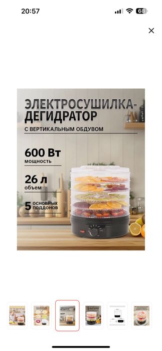 Электросушилка дегидратор