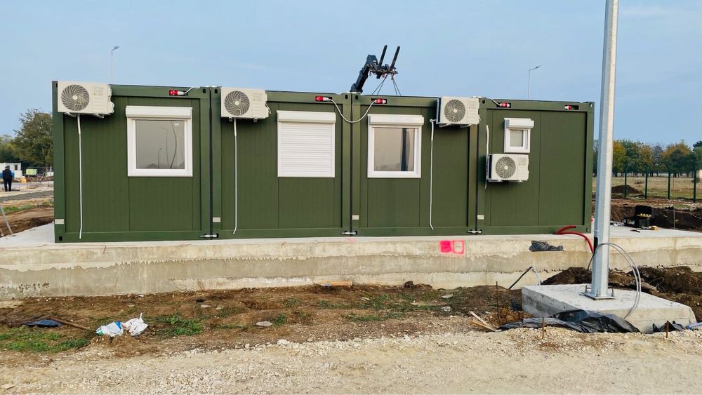 Containere modular ansamblu de containere 40mp 100mp casa modulara