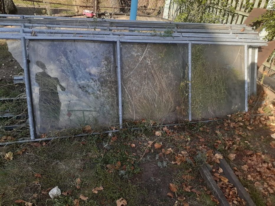 Разборный навес (металлический,)