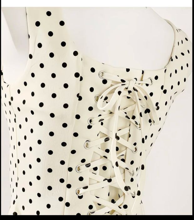 Платье в горошек