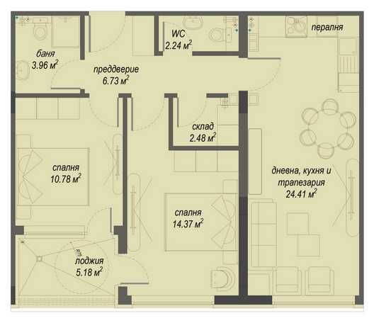 Продава се Тристаен апартамент в София, Малинова долина - 100 кв.м за 2164 €/кв.м - Снимка #4