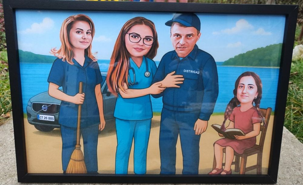 Realizăm caricaturi stil portret personalizate