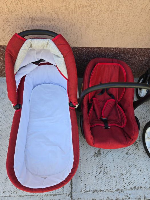 Carucior Flamingo Easy Drive 3 in 1 - Vessanti - Red