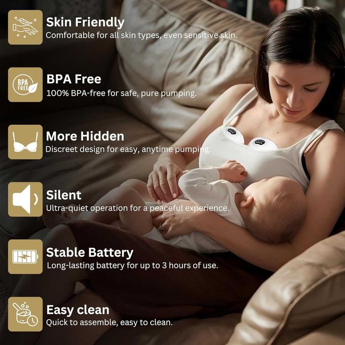 Starlee S39 Електрическа помпа за кърма, акумулаторна с приложение