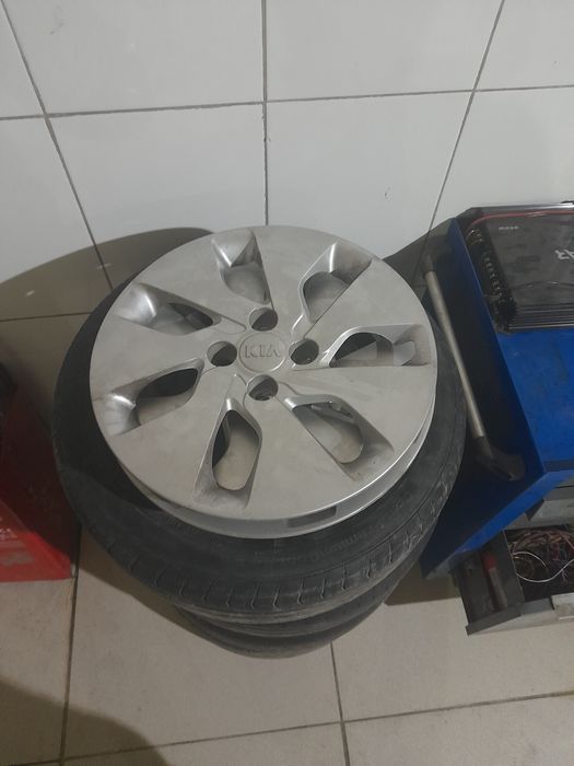 Диски с резиной на Акцент и Рио
