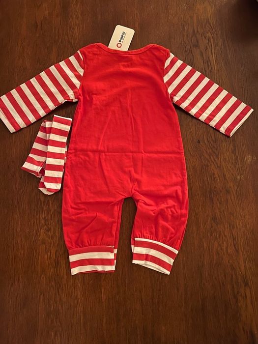 Коледен бебешки гащеризон