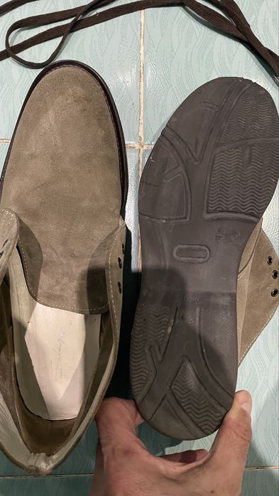 Ботинки замшевые демисезонные