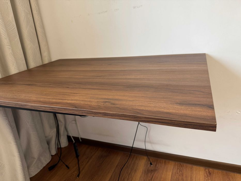 Blat de masa, blat birou, Nuc Warmia H1307 ST19, 100 x 70 cm, ca NOU