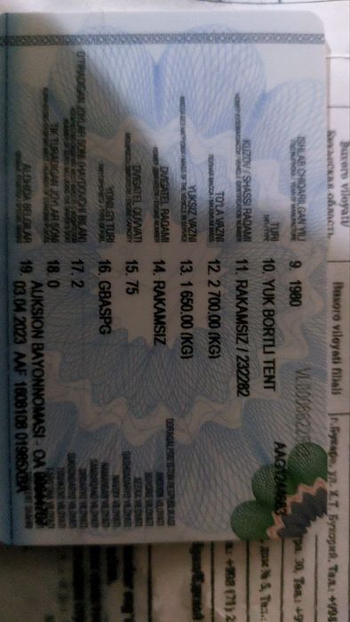 Uvazik sotiladi 1980