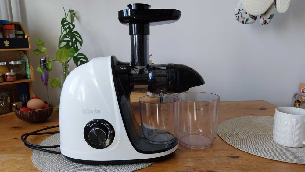 Storcător de fructe și legume, cu presare la rece, 150 W, 800 ml NUTRIMAX 2.0 BIOVITA