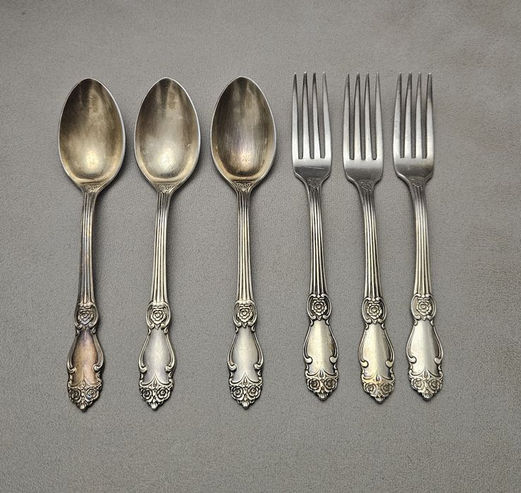 Посребрени Прибори за хранене СССР.