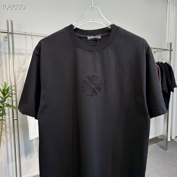 Tricou Chrome Hearts Black  T-Shirt Negru [Verificare Colet] Caliate Premium