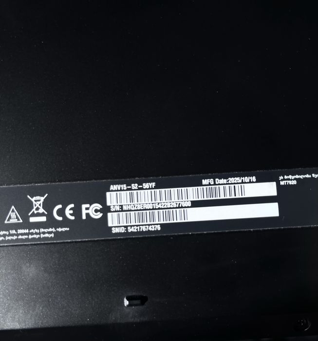 Acer Nitro V 15 ANV15-52-56YF