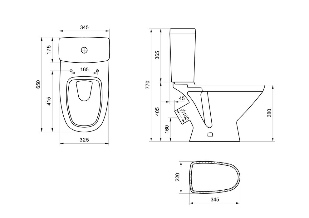 Унитаз-компакт Santek "Лига" (арт. 2141)   (с Доставкой!)